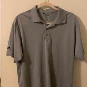Adidas Climalite Medium Golf Polo Grey